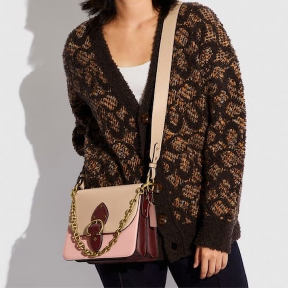 NEW COACH BEAT SHOULDER BAG IN COLORBLOCK - Picture 5 of 5